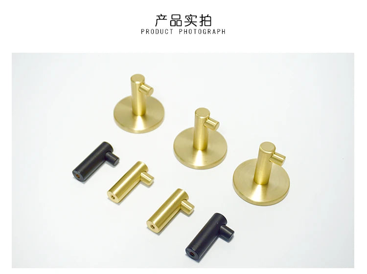 Icelandic Brass Brushed Coat Hook