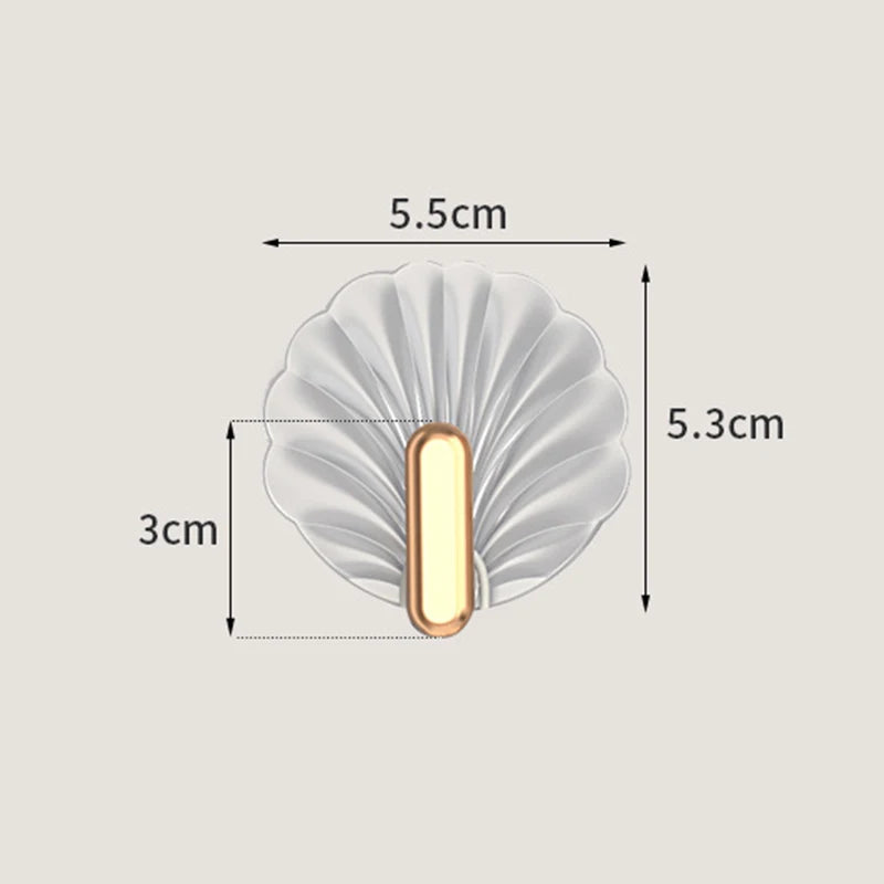 4-8 Slavic Sea Shell Hooks