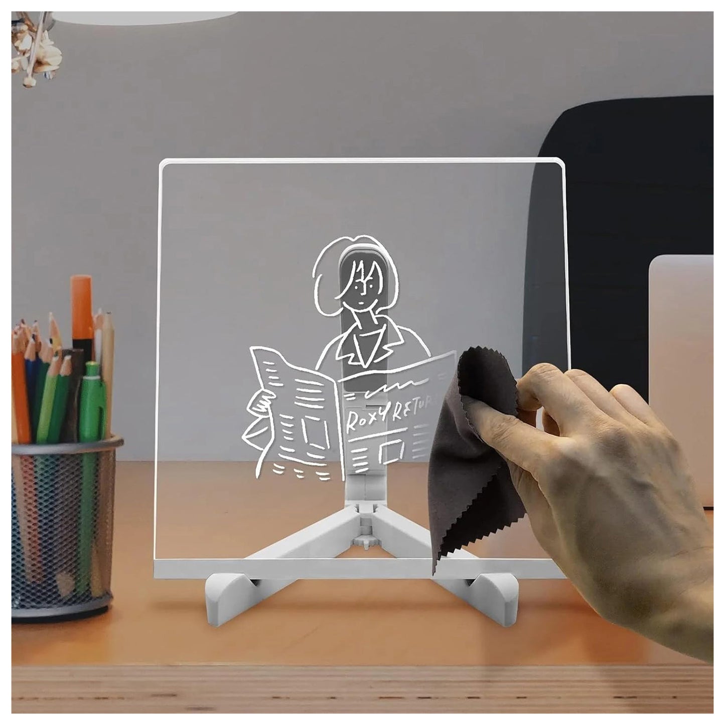 XL Light Up Dry-Erase Messenger Board