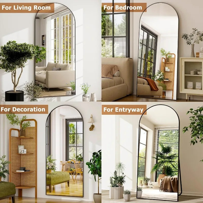 30" x 70" Arched Full Length Mirror