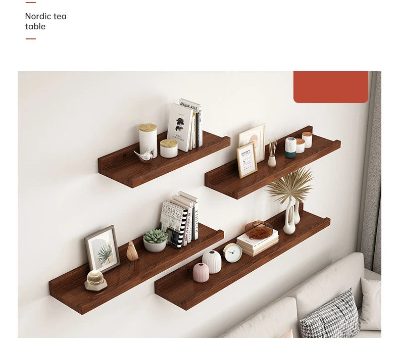 23.6"W x 6"D California Wood Floating Shelves