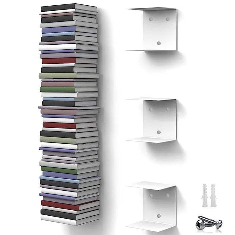 2-Piece Invisible Floating Bookcase Suit