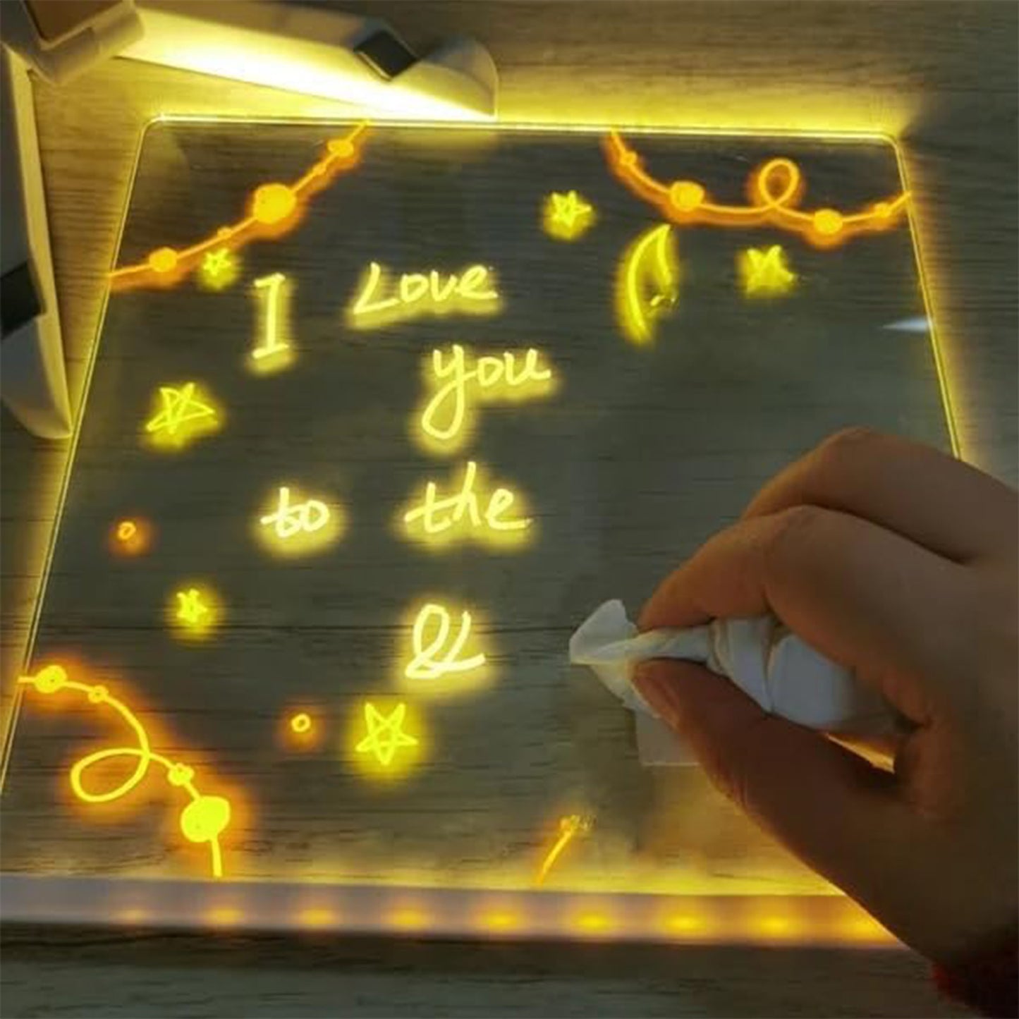 XL Light Up Dry-Erase Messenger Board