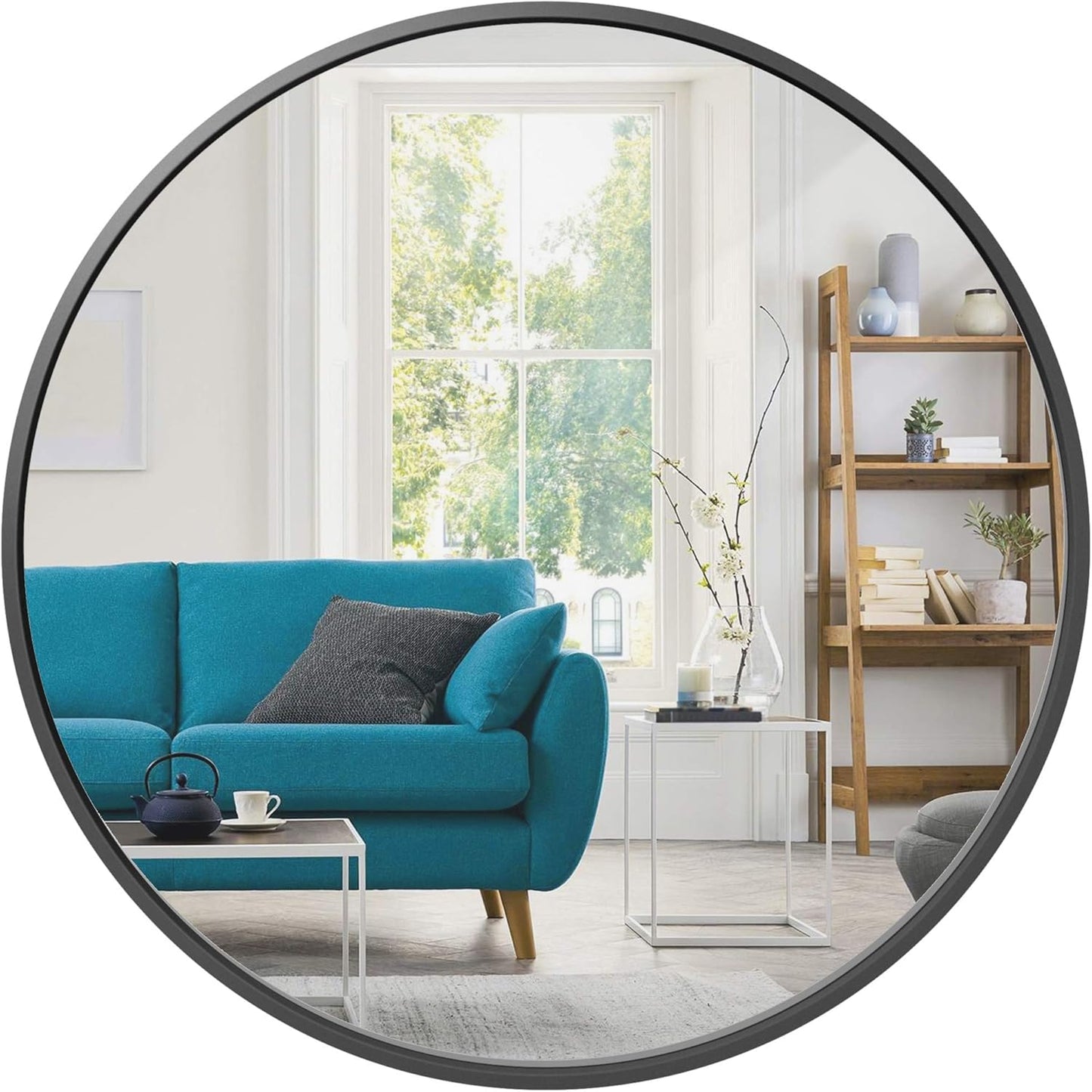 36" Diameter Round Wall Mirror