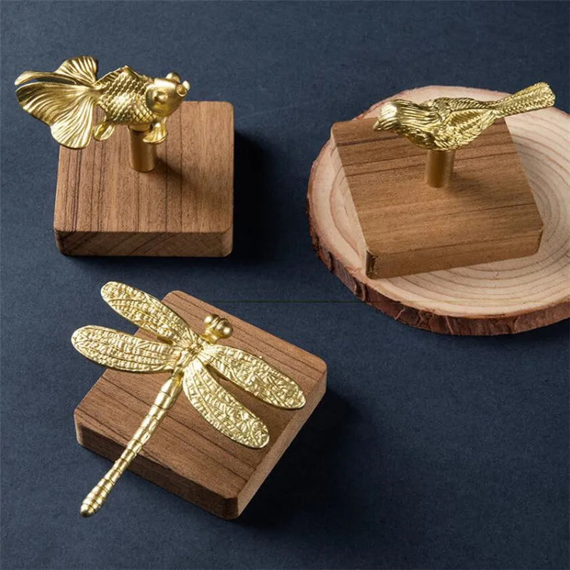 Egyptian Brass Animal Towel Hook