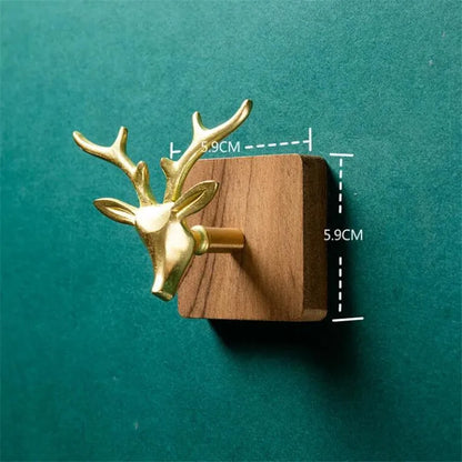 Egyptian Brass Animal Towel Hook