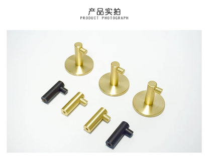 Icelandic Brass Brushed Coat Hook