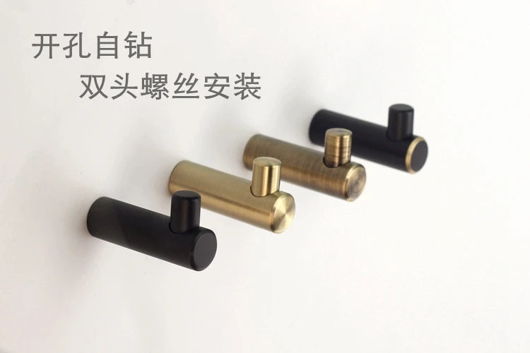 Icelandic Brass Brushed Coat Hook