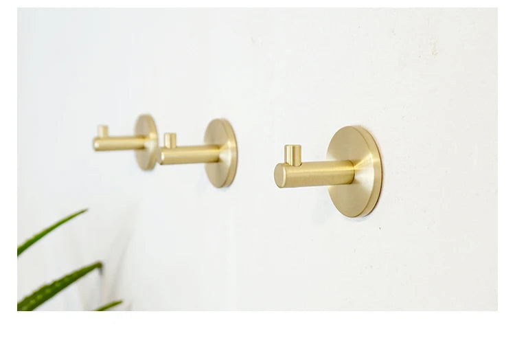 Icelandic Brass Brushed Coat Hook