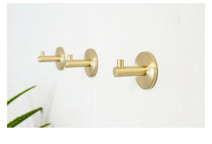 Icelandic Brass Brushed Coat Hook