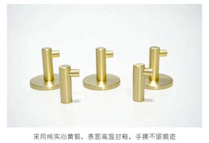 Icelandic Brass Brushed Coat Hook