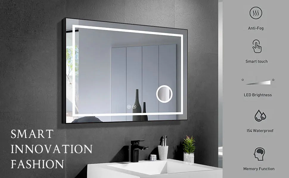 36" x 28" LED Bathroom Vanity Mirror