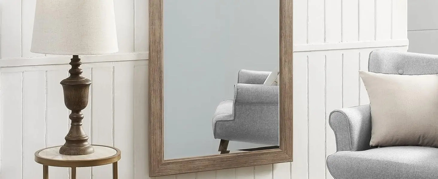 66" x 32" Full Length Mirror with Thick Wood Frame