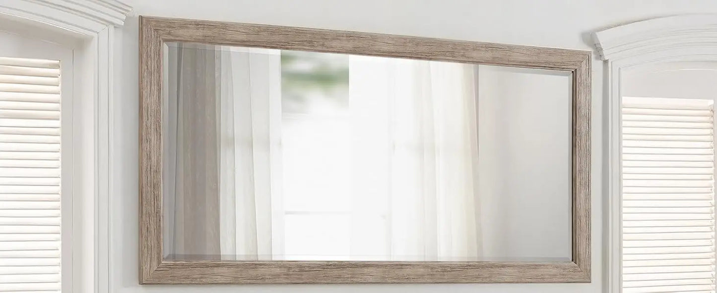 66" x 32" Full Length Mirror with Thick Wood Frame