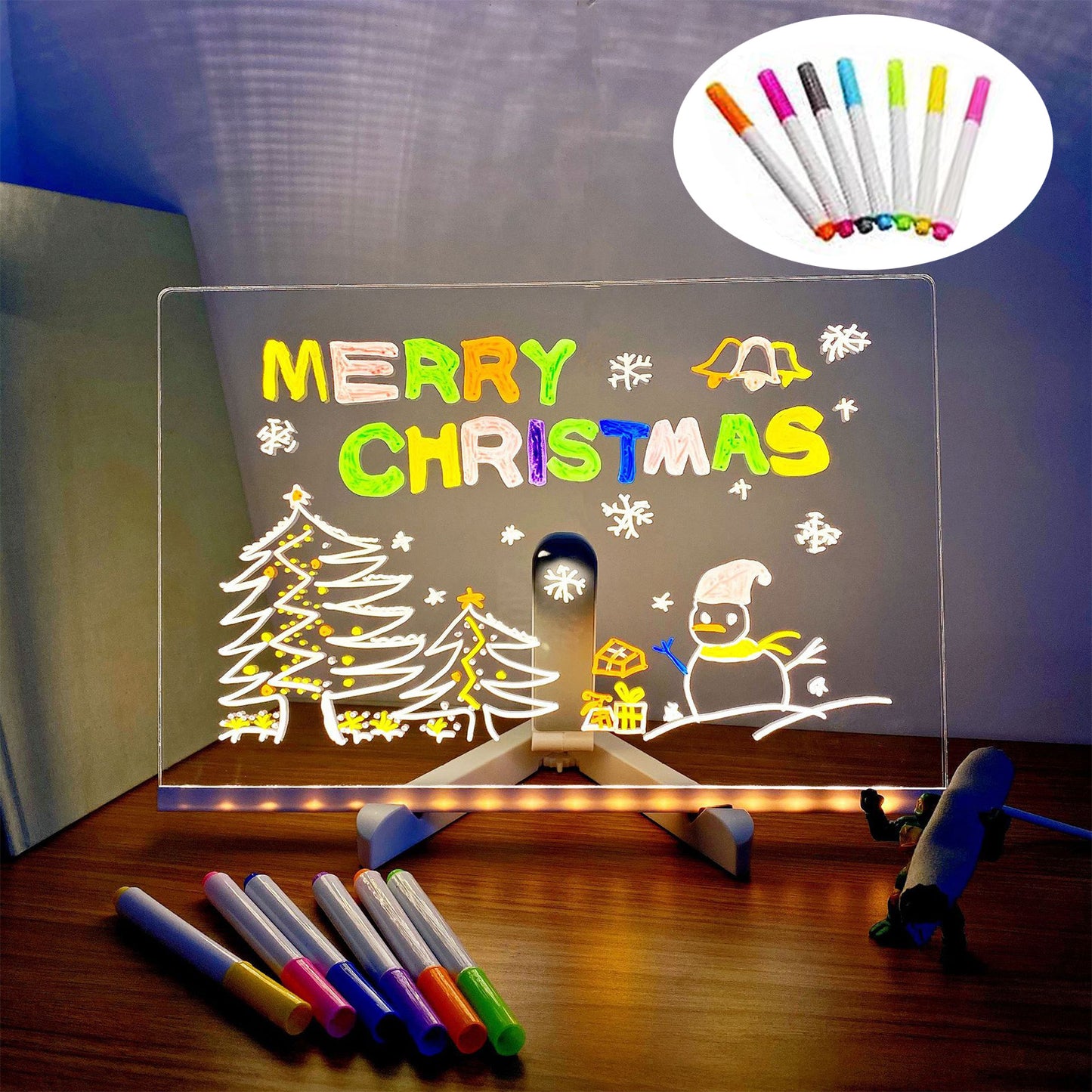 XL Light Up Dry-Erase Messenger Board