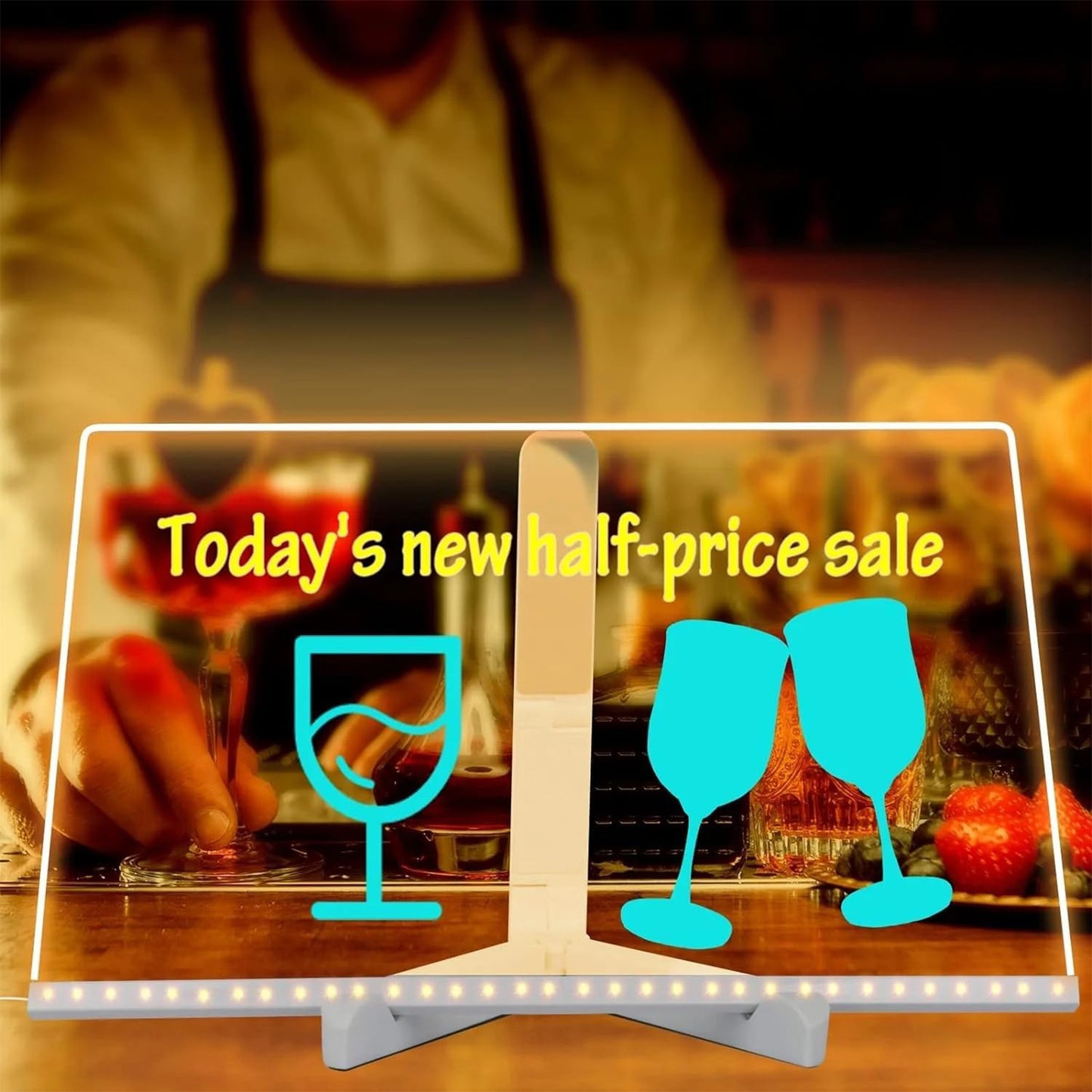 XL Light Up Dry-Erase Messenger Board